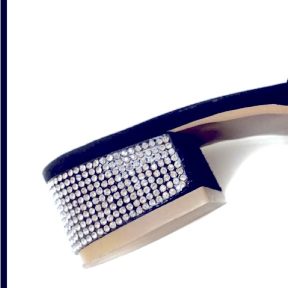 Black Embellished Mules - Picture 3 of 3